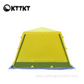 4.8kg yellow outdoor camping Four-sided tent